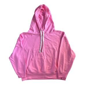 GAP Womens Pink Plain Hoodie, Size XXL, Oversize, Cotton Blend